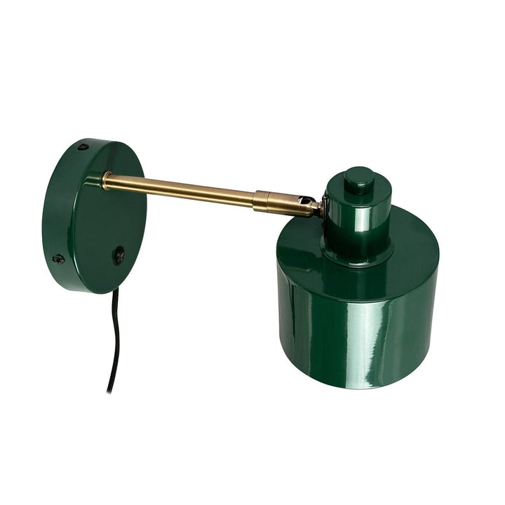 Ocean vegglampe-Vegglamper-Dyberg Larsen-Rød / messing-DL-9259-Lightup.no