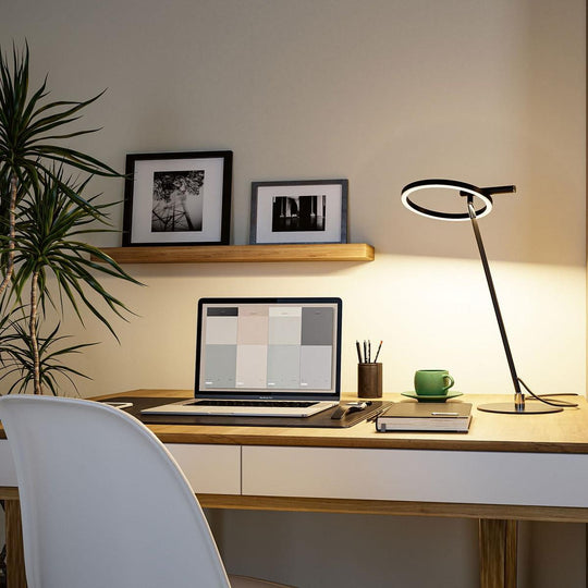 Odila bordlampe 10,4W - Dimbar-Bordlamper-Paulmann-Svart / Krom-PL-71280-Lightup.no