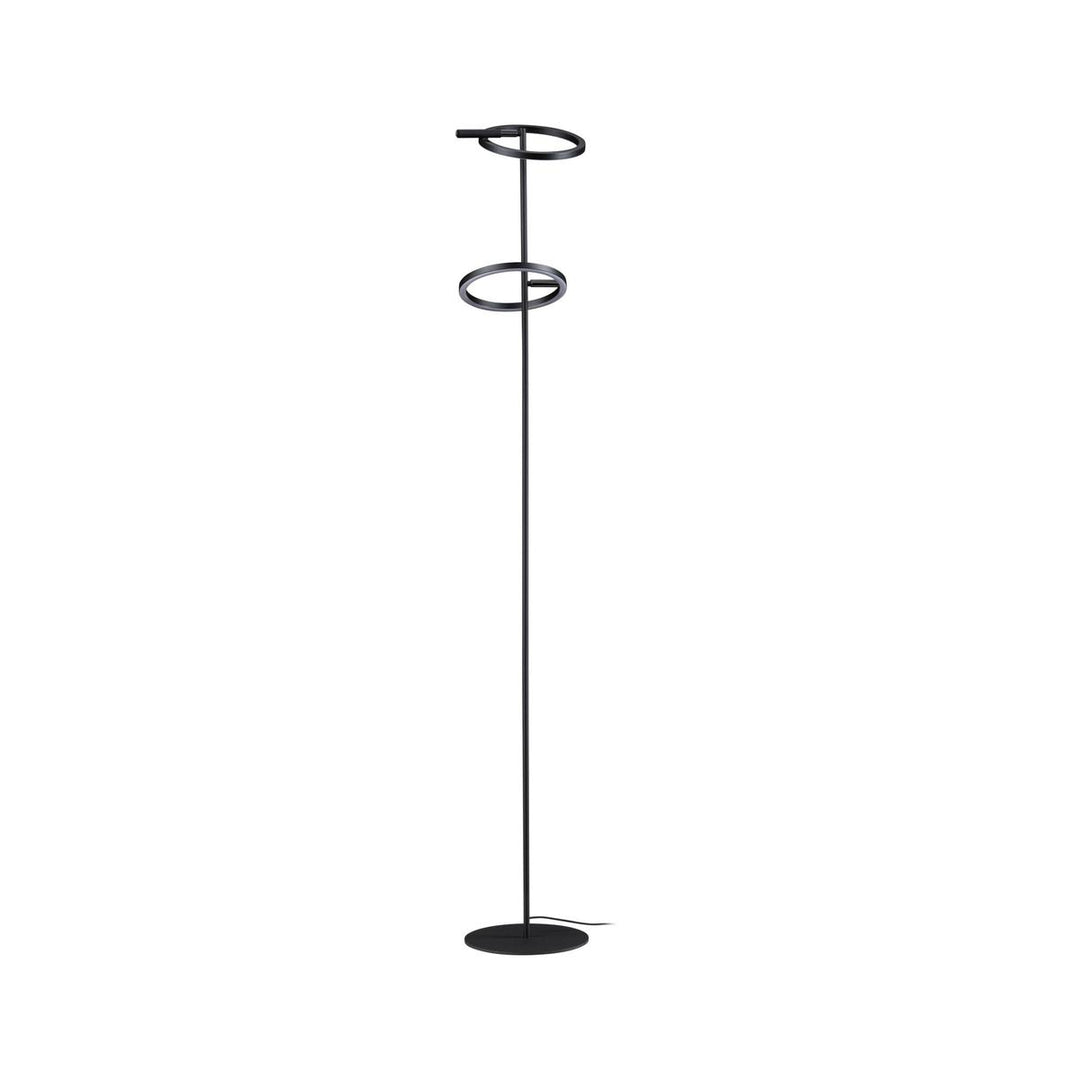 Odila gulvlampe 2 x 10,4W - Dimbar-Gulvlamper-Paulmann-Svart / Krom-PL-71279-Lightup.no