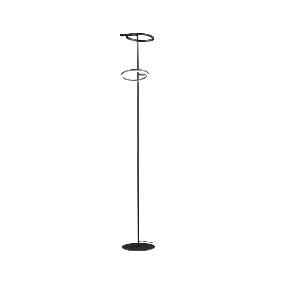 Odila gulvlampe 2 x 10,4W - Dimbar-Gulvlamper-Paulmann-Svart / Krom-PL-71279-Lightup.no
