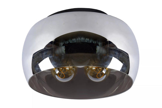 Olivia taklampe 40 cm - Svart/Røykfarget-Taklamper-Lucide-Svart / Røyk-LC45101/40/65-Lightup.no