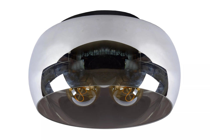 Olivia taklampe 40 cm - Svart/Røykfarget-Taklamper-Lucide-Svart / Røyk-LC45101/40/65-Lightup.no