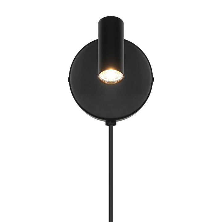 Omari round vegglampe 3,2W 2700 Kelvin-Vegglamper-Nordlux-Svart-2612501003-Lightup.no