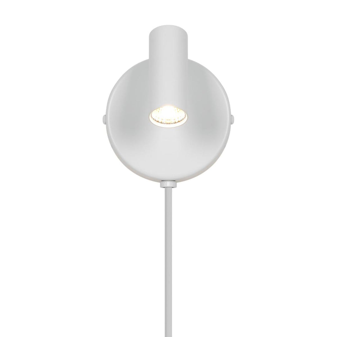 Omari round vegglampe 3,2W 2700 Kelvin-Vegglamper-Nordlux-Svart-2612501003-Lightup.no