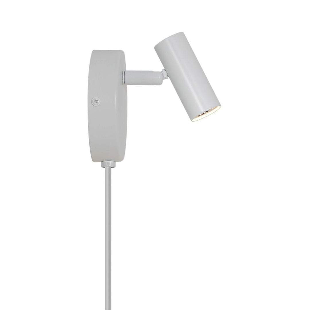 Omari round vegglampe 3,2W 2700 Kelvin-Vegglamper-Nordlux-Svart-2612501003-Lightup.no