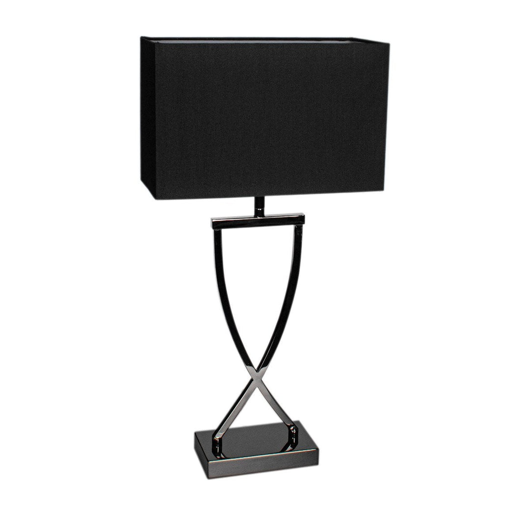 Omega bordlampe 52 cm - Svart krom-Bordlamper-By Rydens-Svart krom-Brs-2820430-6513-Lightup.no