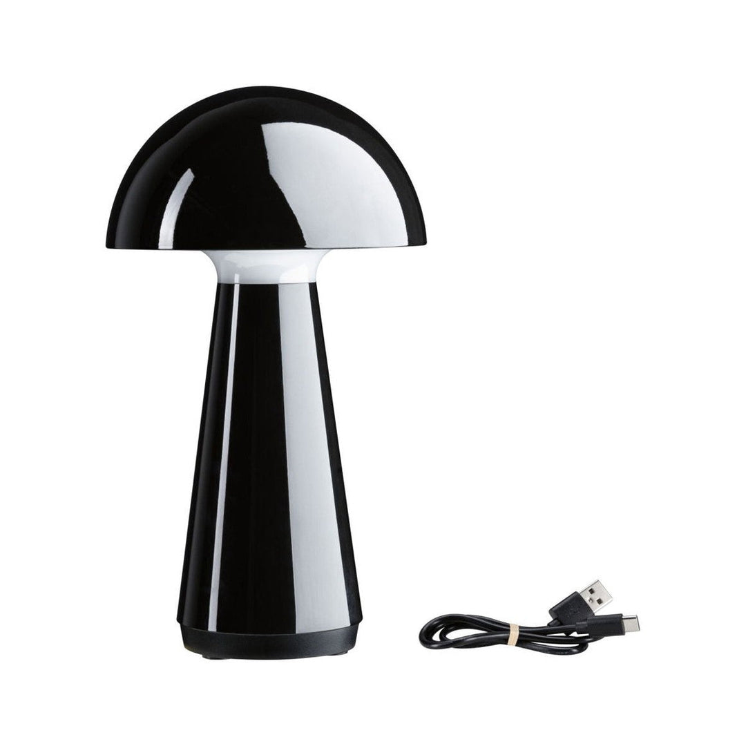 Onzo bordlampe oppladbar via USB 2700 Kelvin IP44 - 3 step dim-Bordlamper-Paulmann-Svart-Pl-76994-Lightup.no