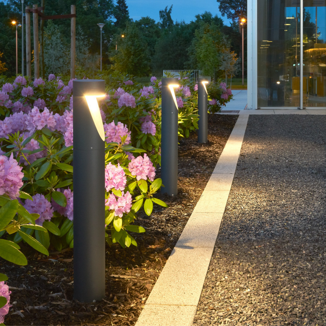 Oppland pullert 1321-Utebelysning pullert-Norlys-Grafitt-3101774-Lightup.no