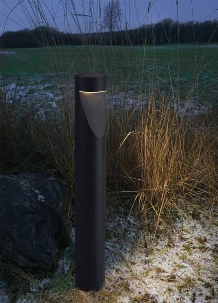 Oppland pullert 1321-Utebelysning pullert-Norlys-Grafitt-3101774-Lightup.no
