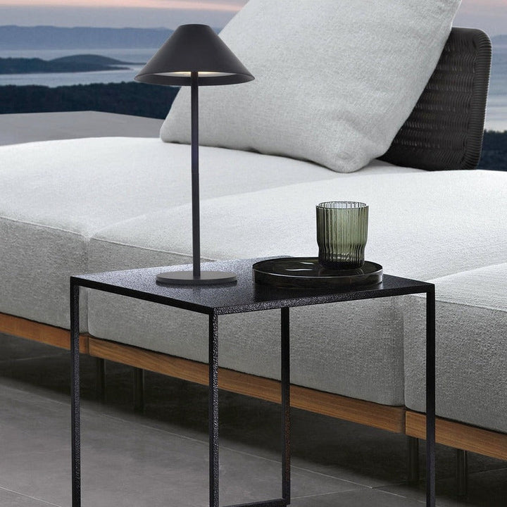 Oris bordlampe oppladbar IP54 - Svart-Utebelysning Hagebelysning-NorDesign-Svart-37203105-Lightup.no