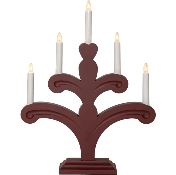 Orsa adventsstake 5-lys-Julebelysning adventsstake-Star Trading-Grønn-156-24-Lightup.no