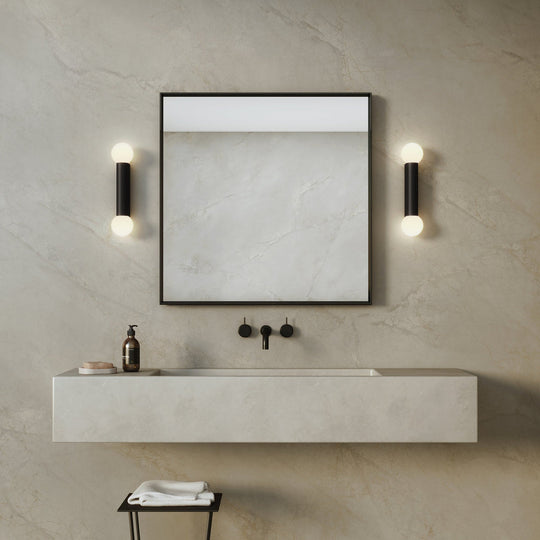 Ortona Twin vegglampe IP44-Baderomsbelysning vegglamper-Astro Lighting-Krom / Opal-Asg__1459002-Lightup.no