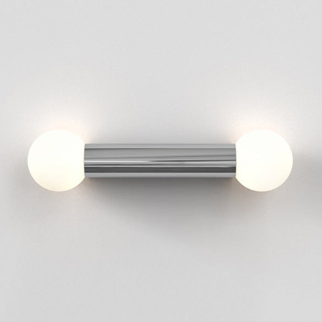 Ortona Twin vegglampe IP44-Baderomsbelysning vegglamper-Astro Lighting-Krom / Opal-Asg__1459002-Lightup.no