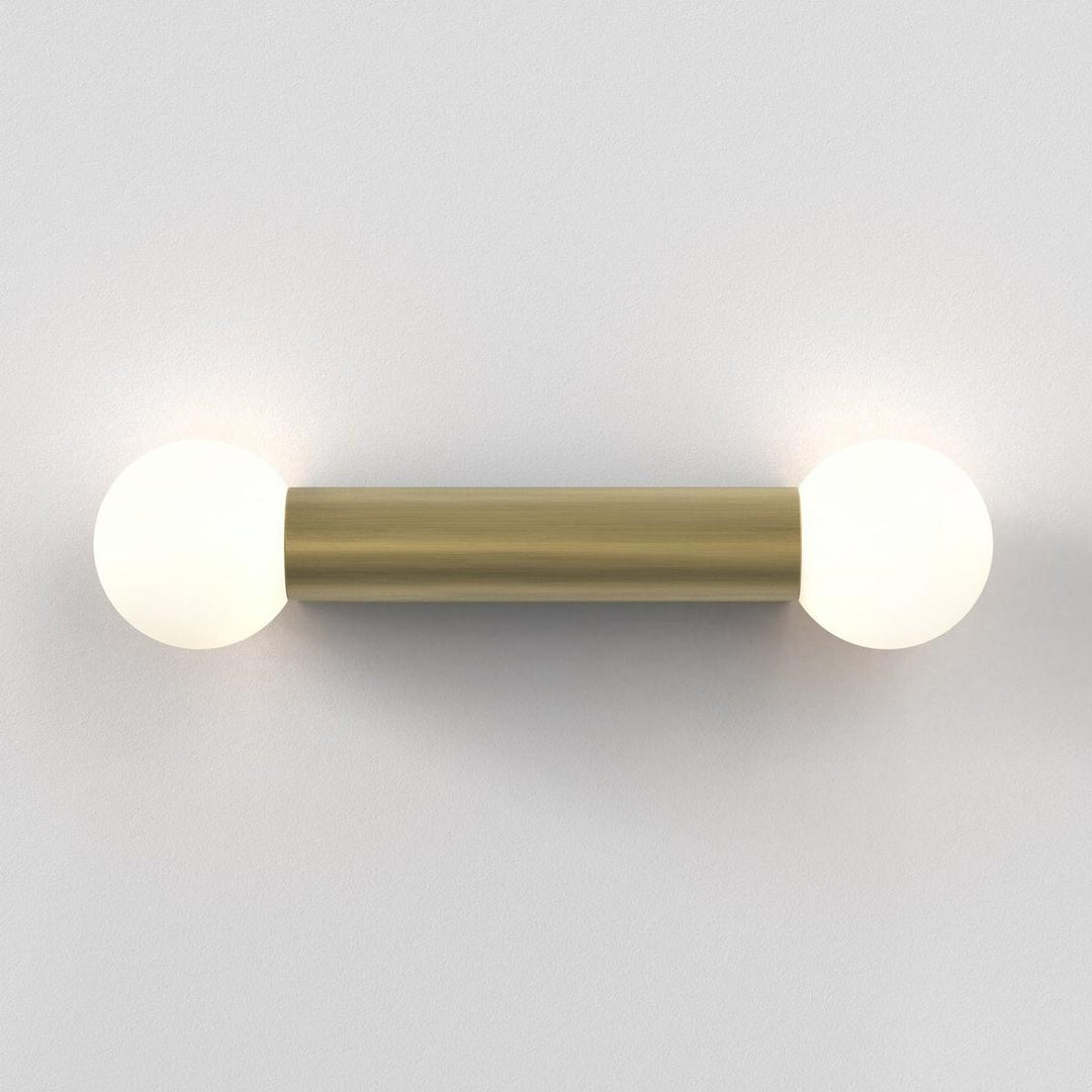 Ortona Twin vegglampe IP44-Baderomsbelysning vegglamper-Astro Lighting-Krom / Opal-Asg__1459002-Lightup.no