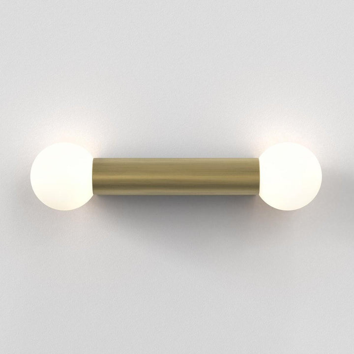 Ortona Twin vegglampe IP44-Baderomsbelysning vegglamper-Astro Lighting-Krom / Opal-Asg__1459002-Lightup.no