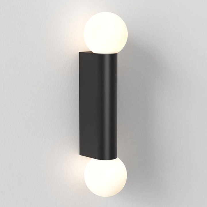 Ortona Twin vegglampe IP44-Baderomsbelysning vegglamper-Astro Lighting-Krom / Opal-Asg__1459002-Lightup.no