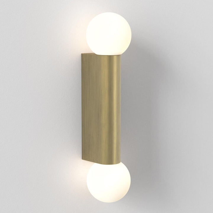 Ortona Twin vegglampe IP44-Baderomsbelysning vegglamper-Astro Lighting-Krom / Opal-Asg__1459002-Lightup.no