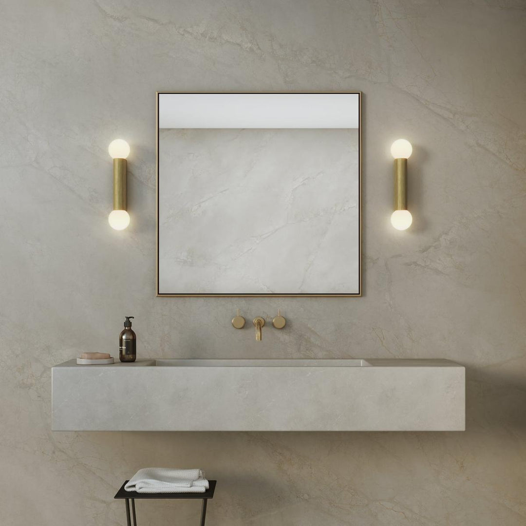 Ortona Twin vegglampe IP44-Baderomsbelysning vegglamper-Astro Lighting-Krom / Opal-Asg__1459002-Lightup.no