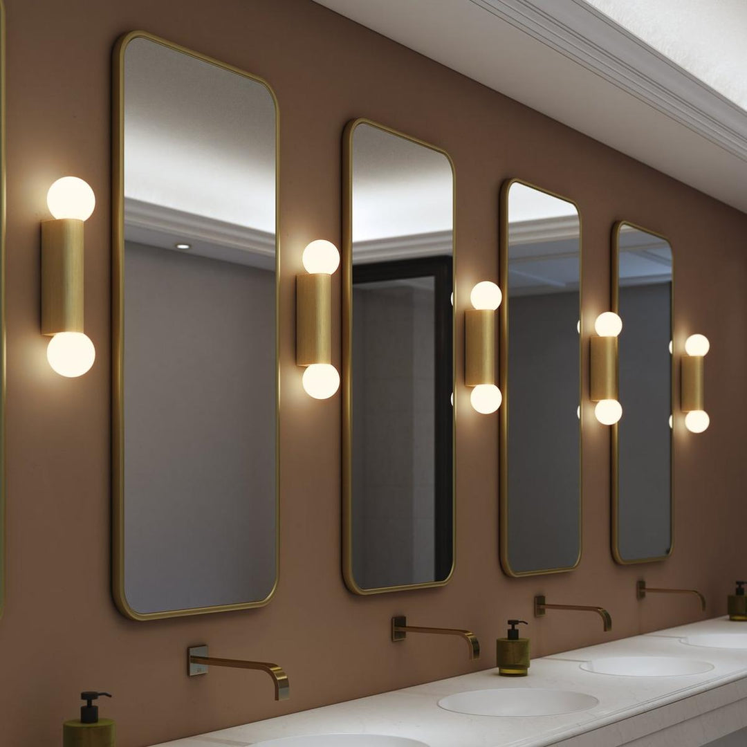 Ortona Twin vegglampe IP44-Baderomsbelysning vegglamper-Astro Lighting-Krom / Opal-Asg__1459002-Lightup.no