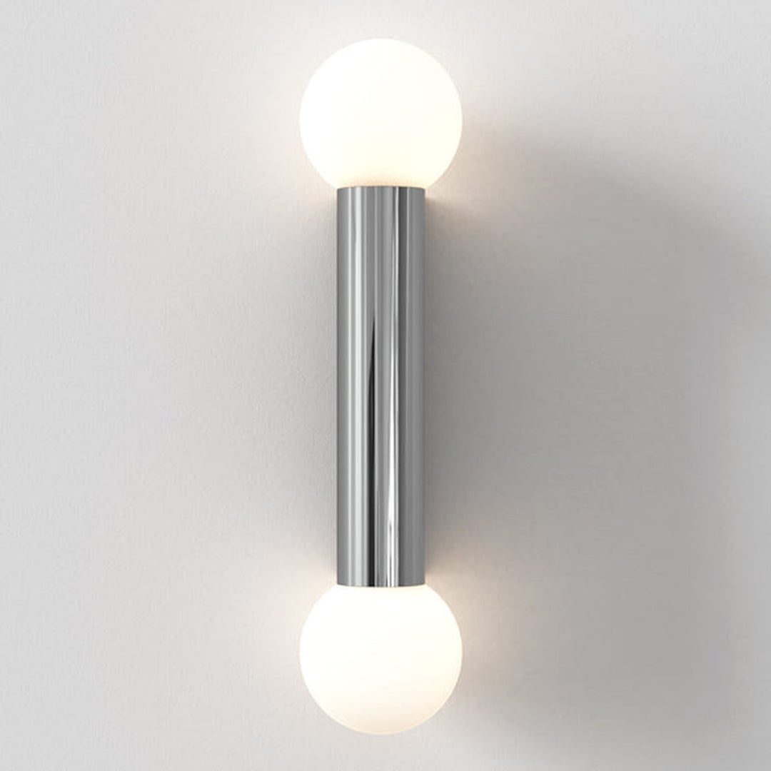 Ortona Twin vegglampe IP44-Baderomsbelysning vegglamper-Astro Lighting-Krom / Opal-Asg__1459002-Lightup.no