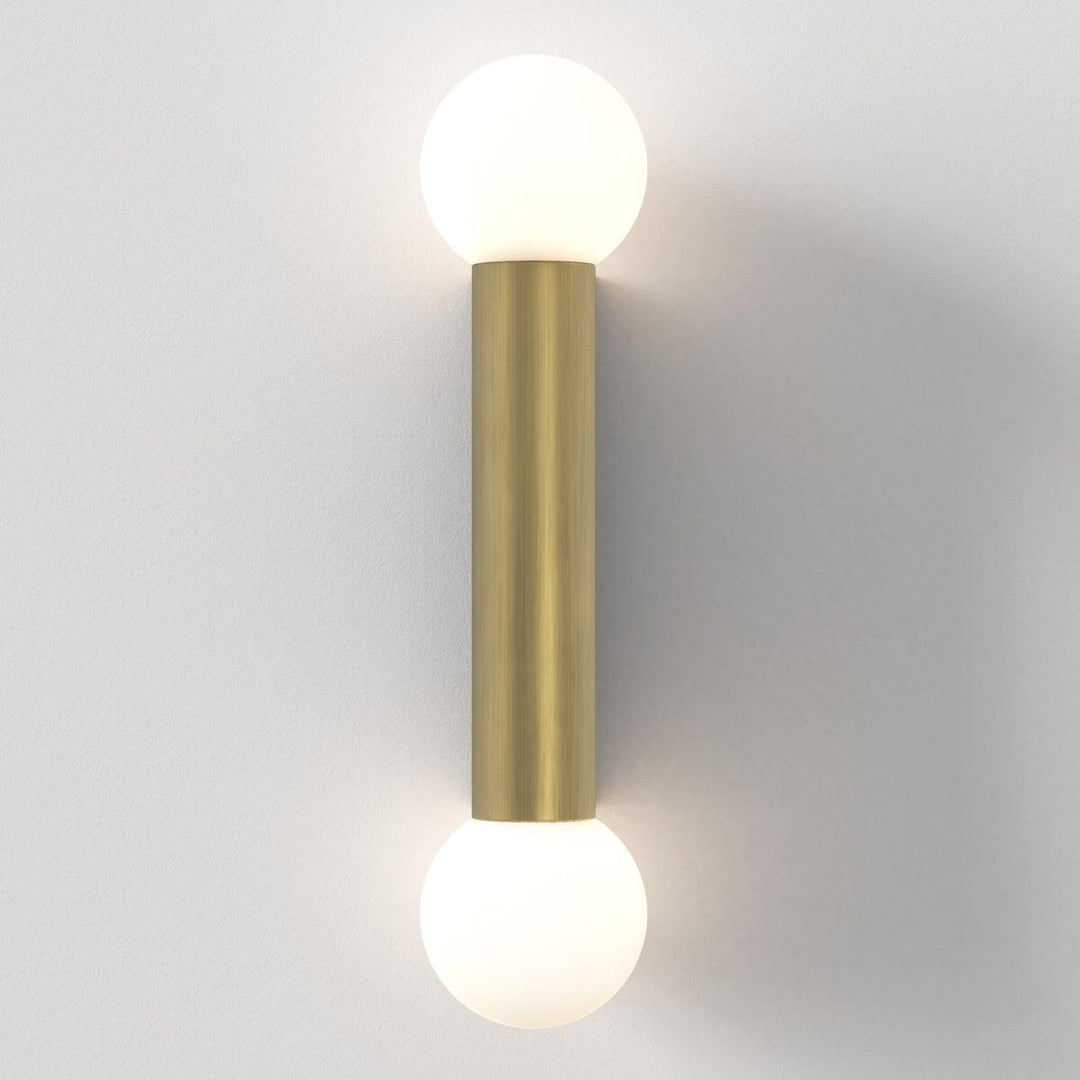 Ortona Twin vegglampe IP44-Baderomsbelysning vegglamper-Astro Lighting-Krom / Opal-Asg__1459002-Lightup.no