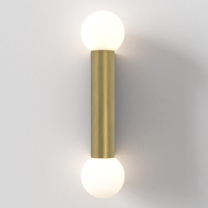 Ortona Twin vegglampe IP44-Baderomsbelysning vegglamper-Astro Lighting-Krom / Opal-Asg__1459002-Lightup.no