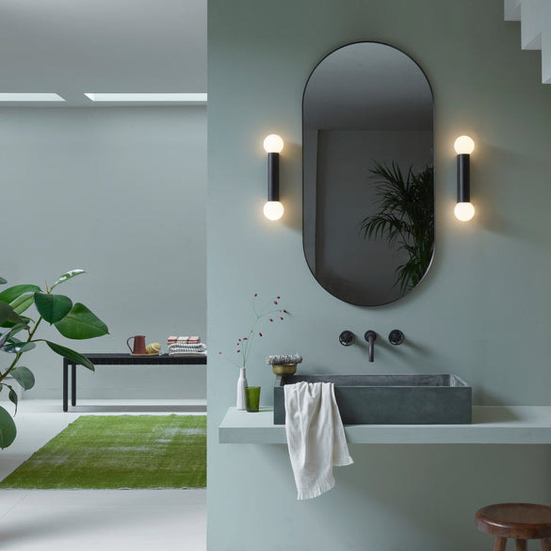 Ortona Twin vegglampe IP44-Baderomsbelysning vegglamper-Astro Lighting-Krom / Opal-Asg__1459002-Lightup.no