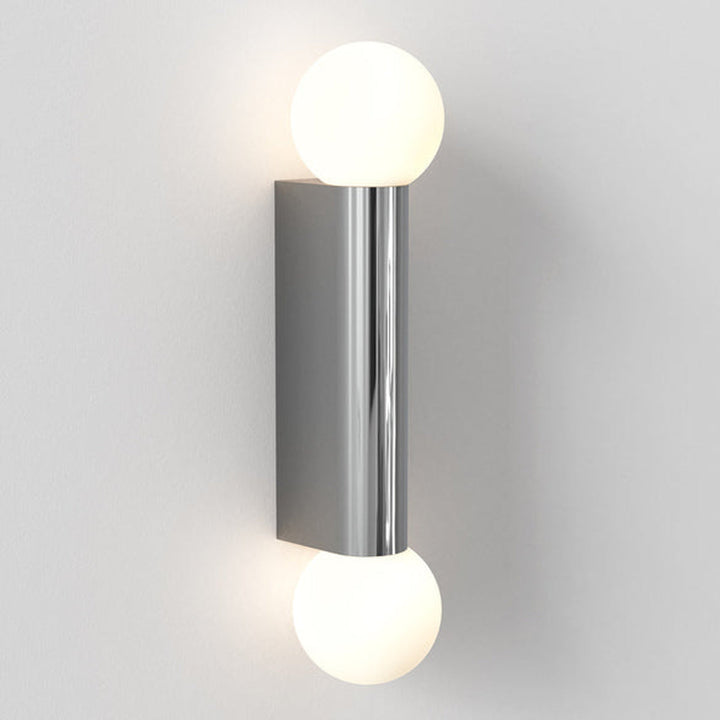 Ortona Twin vegglampe IP44-Baderomsbelysning vegglamper-Astro Lighting-Krom / Opal-Asg__1459002-Lightup.no