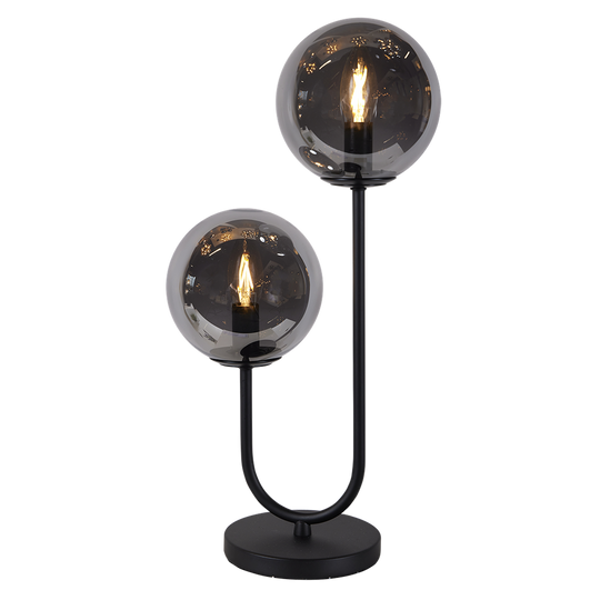 Oscar bordlampe-Bordlamper-Ms - belysning-Røykfarget-9400000404-Lightup.no