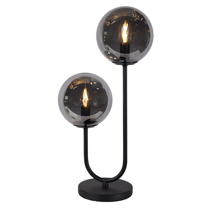 Oscar bordlampe-Bordlamper-Ms - belysning-Røykfarget-9400000404-Lightup.no