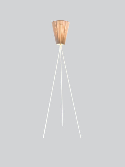 Oslo Wood gulvlampe hvit med skjerm-Gulvlamper-Northern-Beige-NOn__185+160-Lightup.no