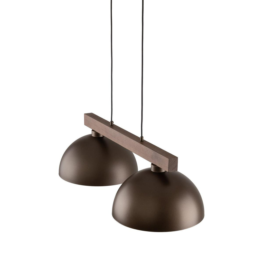 Oslo takpendel 2-lys B-vare-Takpendler-TK Lighting-Brun-TK-4507-bvare-Lightup.no