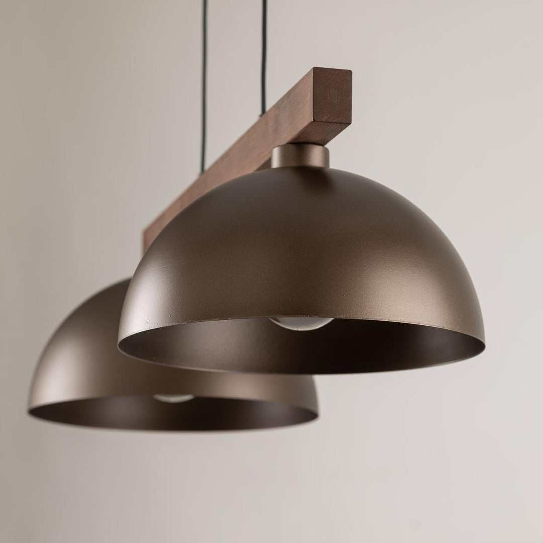 Oslo takpendel 2-lys B-vare-Takpendler-TK Lighting-Brun-TK-4507-bvare-Lightup.no