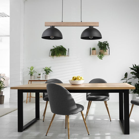 Oslo takpendel 2-lys-Takpendler-TK Lighting-Svart-TK-4711-Lightup.no