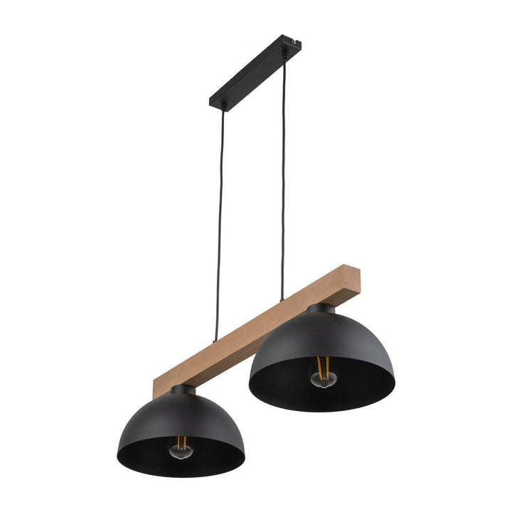 Oslo takpendel 2-lys-Takpendler-TK Lighting-Svart-TK-4711-Lightup.no