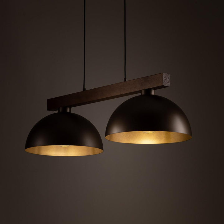 Oslo takpendel 2-lys-Takpendler-TK Lighting-Svart-TK-4711-Lightup.no