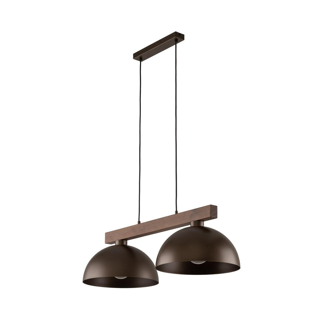 Oslo takpendel 2-lys B-vare-Takpendler-TK Lighting-Brun-TK-4507-bvare-Lightup.no
