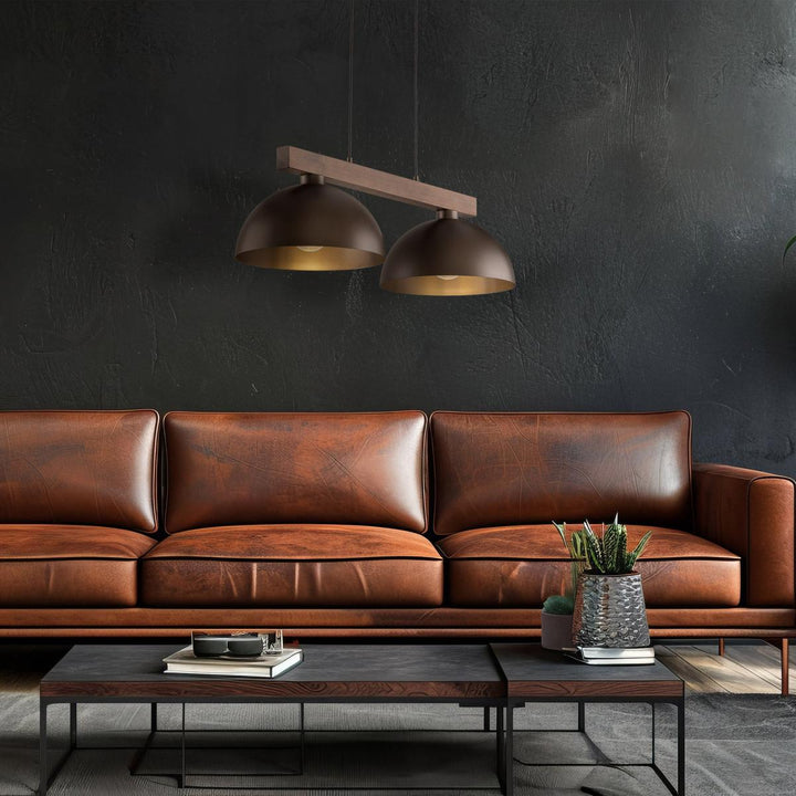 Oslo takpendel 2-lys-Takpendler-TK Lighting-Svart-TK-4711-Lightup.no
