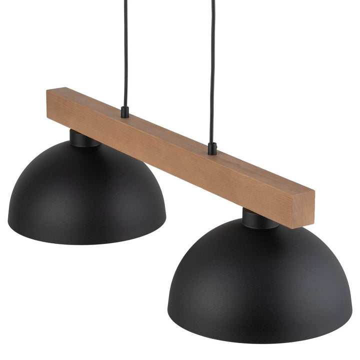 Oslo takpendel 2-lys-Takpendler-TK Lighting-Svart-TK-4711-Lightup.no