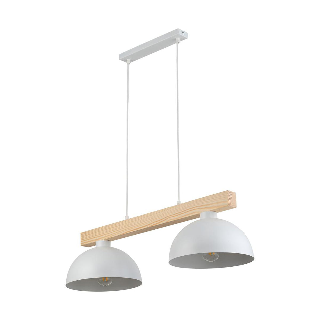 Oslo takpendel 2-lys-Takpendler-TK Lighting-Hvit-TK-4713-Lightup.no