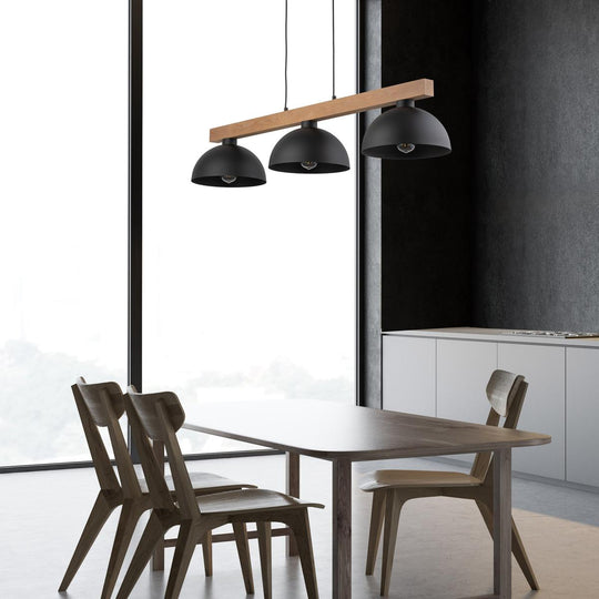 Oslo takpendel 3-lys-Takpendler-TK Lighting-Svart-TK-4710-Lightup.no