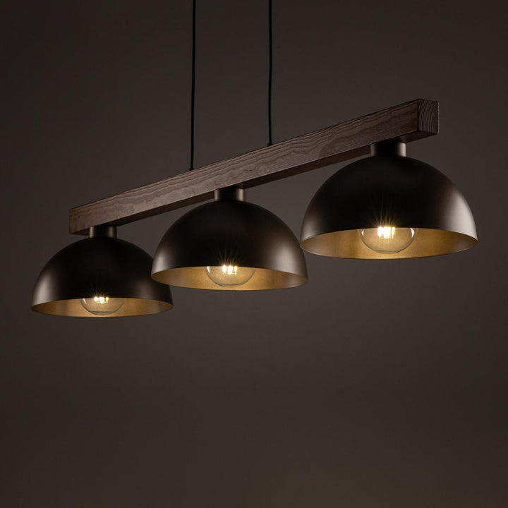 Oslo takpendel 3-lys-Takpendler-TK Lighting-Svart-TK-4710-Lightup.no