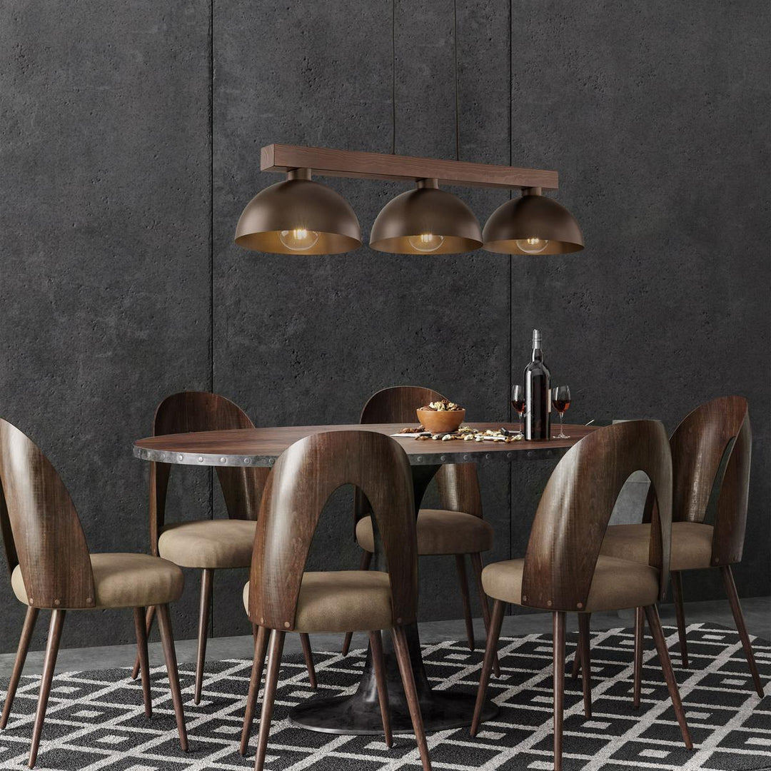 Oslo takpendel 3-lys-Takpendler-TK Lighting-Svart-TK-4710-Lightup.no