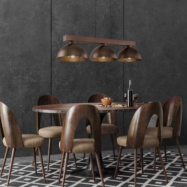 Oslo takpendel 3-lys-Takpendler-TK Lighting-Svart-TK-4710-Lightup.no