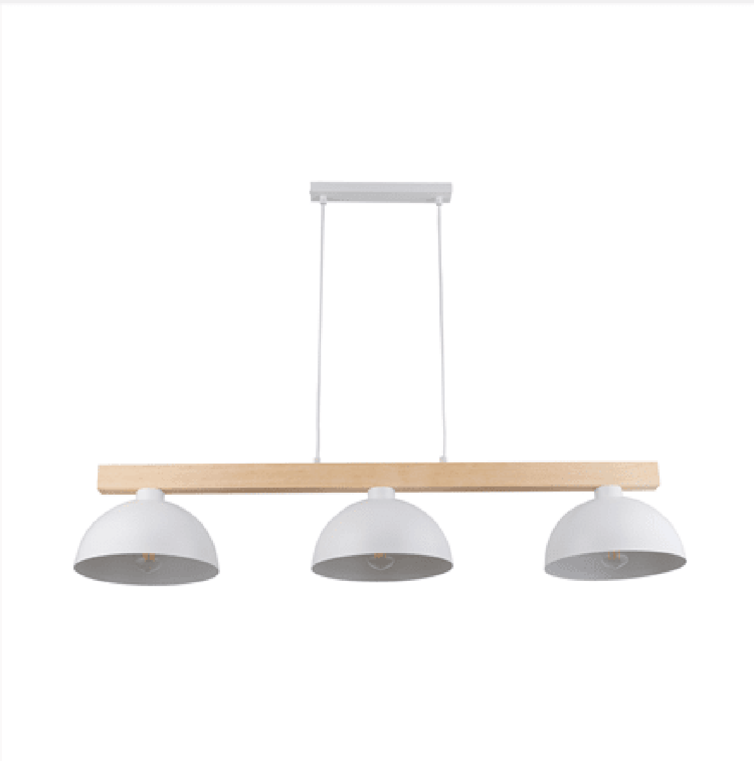 Oslo takpendel 3-lys-Takpendler-TK Lighting-Hvit-TK-4712-Lightup.no