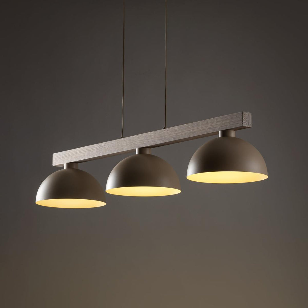 Oslo takpendel 3-lys-Takpendler-TK Lighting-Brun-TK-6299-Lightup.no