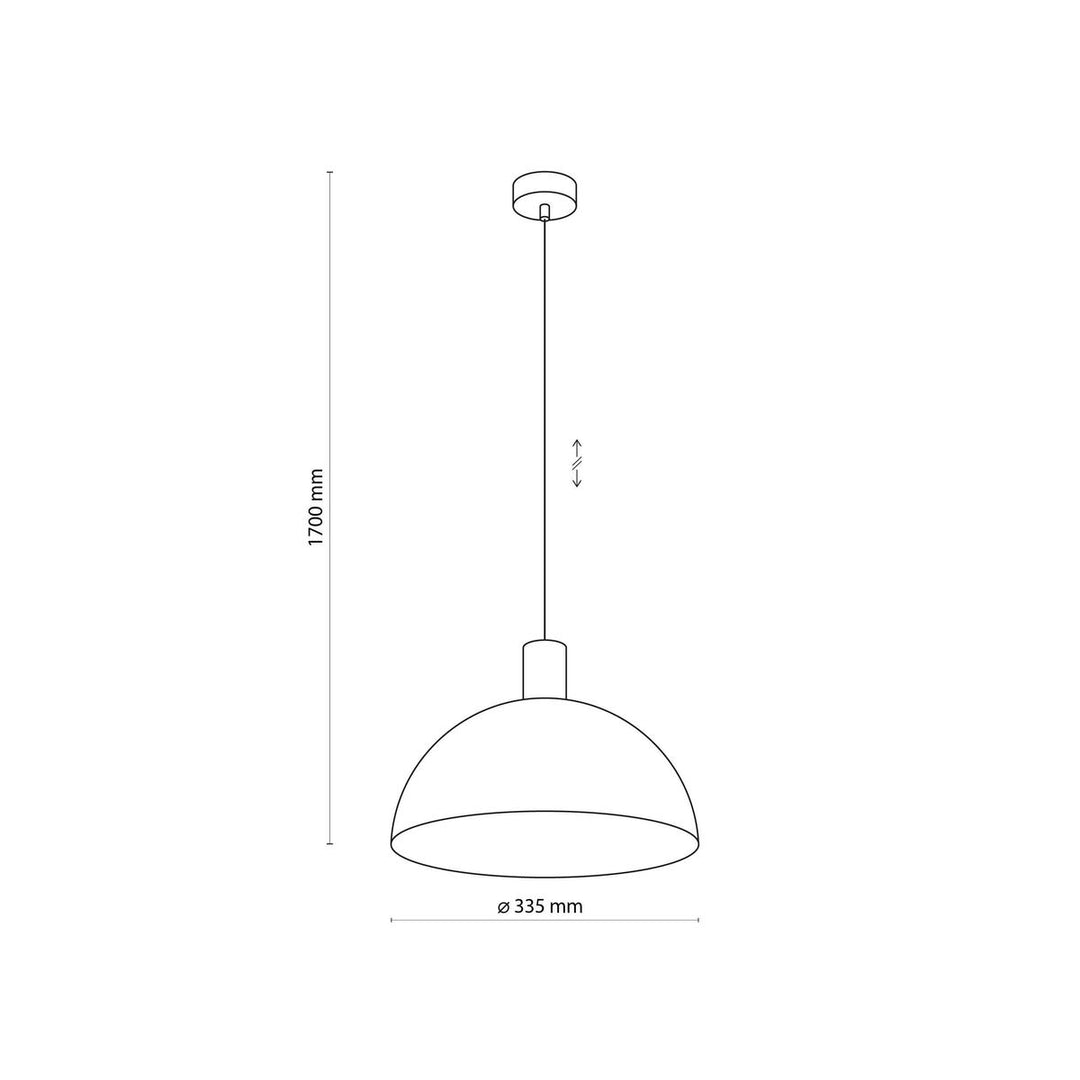 Oslo takpendel 33,5 cm-Takpendler-TK Lighting-Svart-TK-4852-Lightup.no