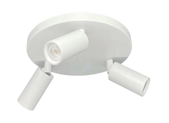 Oz mini rund taklampe 3-lys GU10 mini-Taklamper-NorDesign-Hvit-771143306-Lightup.no