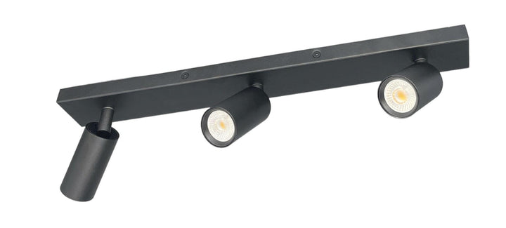 Oz mini takspot 3-lys GU10 mini-Taklamper-NorDesign-Svart-771140305-Lightup.no