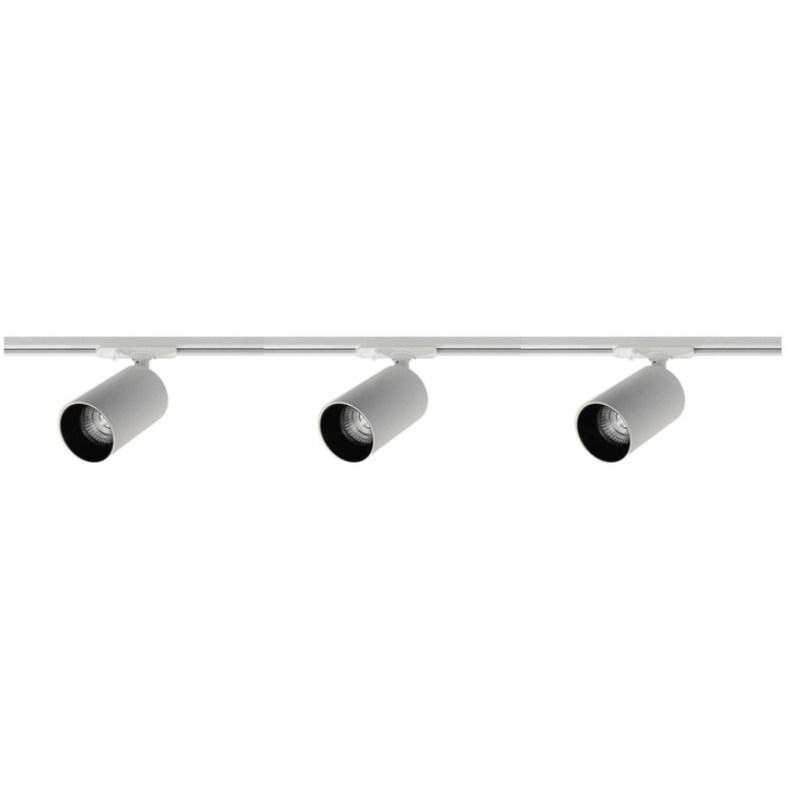 Oz spotskinne 3 spotter 1 meter - Pure white/Svart-Spotskinner 230V-NorDesign-Pure White / Svart-134490306-Lightup.no